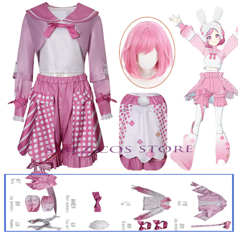 Party Games Bunny - Kostum Cosplay Anime Game Project PJSK