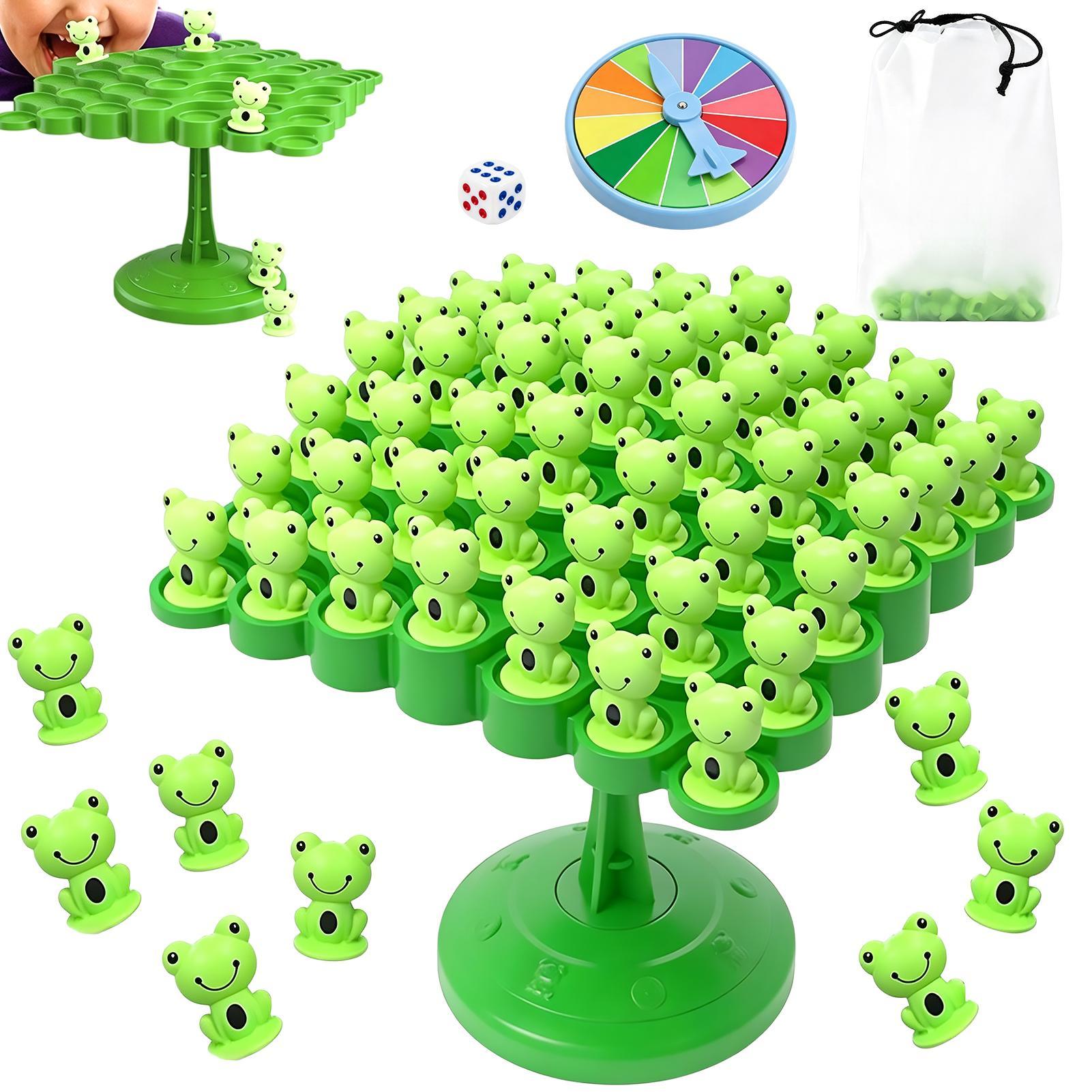 Party Games Kids Indoor - Permainan Papan Keseimbangan Katak untuk Anak,
