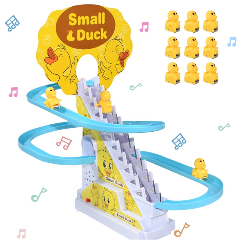 Ladder Toss Set - Set Mainan Lintasan Bebek Panjat Otomatis,