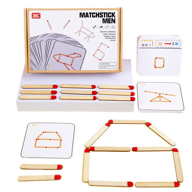 Party Games Kids Indoor - Montessori Pertandingan Teka-teki Permainan Kayu Mainan