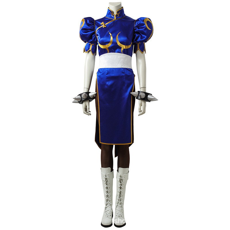 Party Games You Can Play - Kostum Cosplay Chun Li Set Lengkap