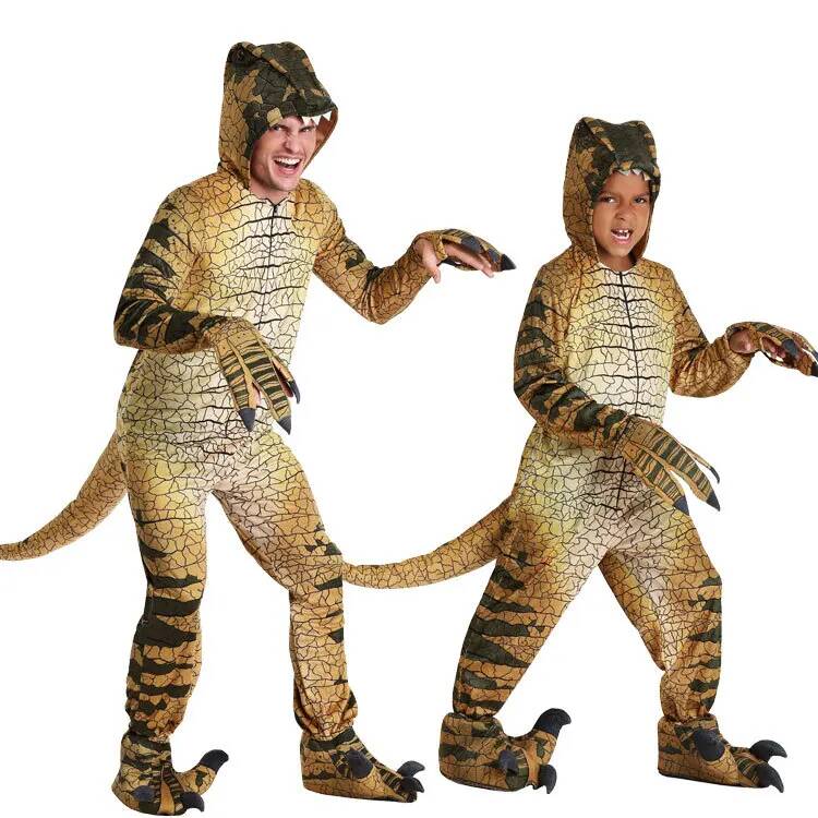 Kids Party Games - Kostum Anak-anak Dinosaurus Tyrannosaurus Kostum Cosplay