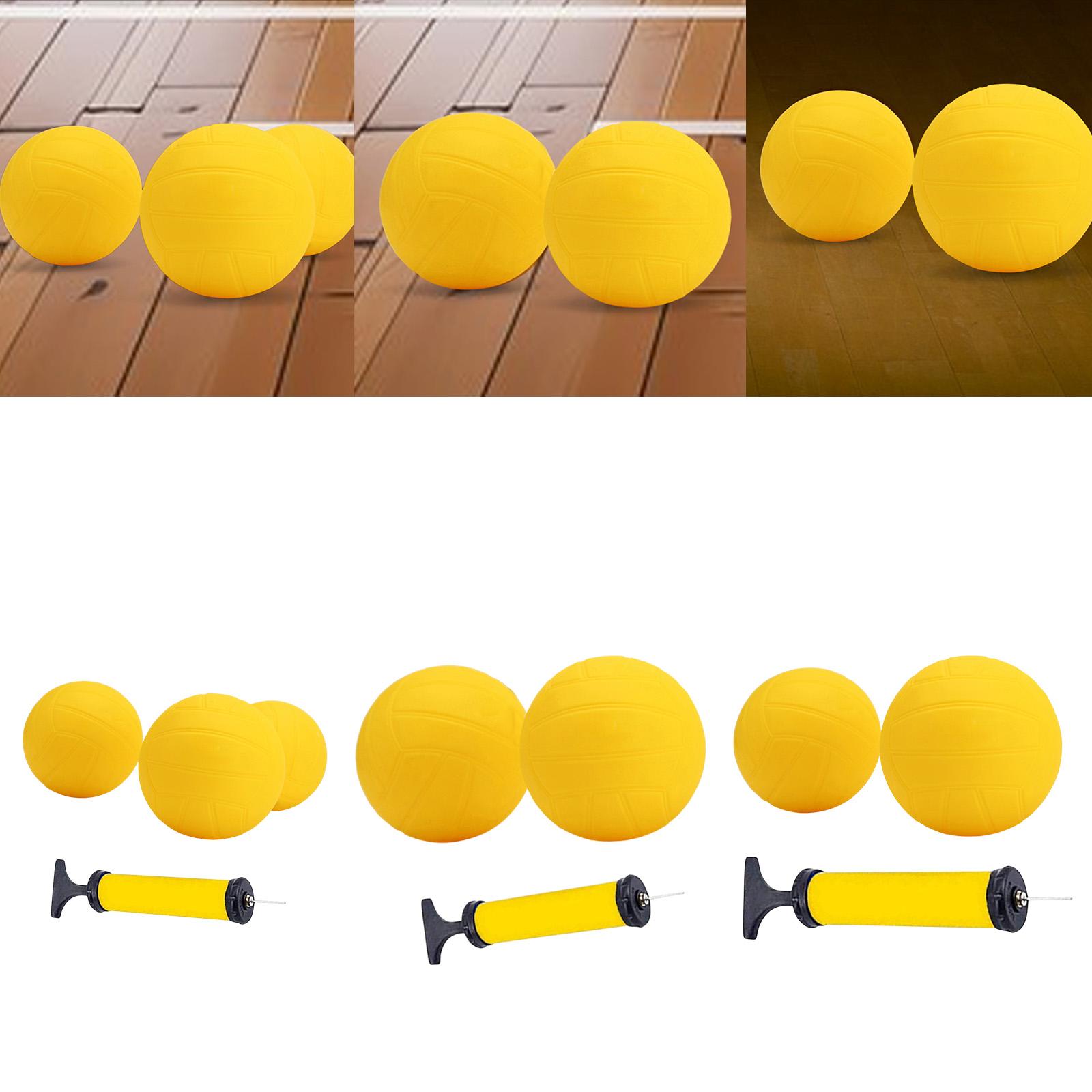Spike Ball Game - Bola Voli Mini Tiup PVC Kuning