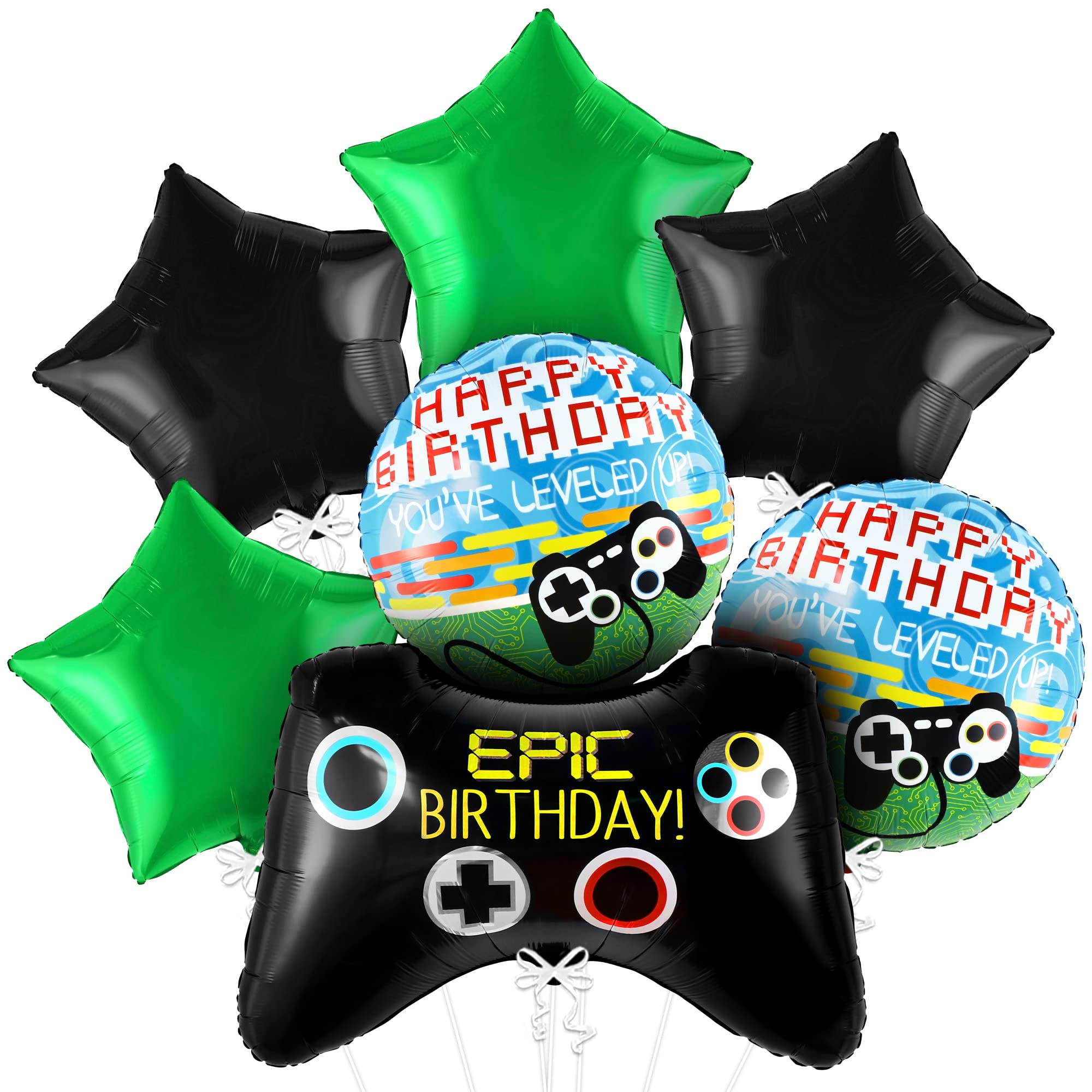 7 Buah Set Balon Mylar Video G - Party Games Using Balloons ulasan dan harga