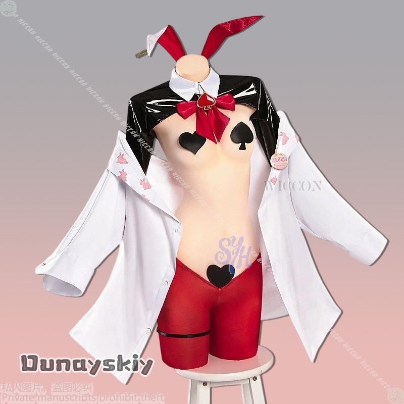 Kostum Cosplay Anime Game Rabb - Party Games Bunny ulasan dan harga