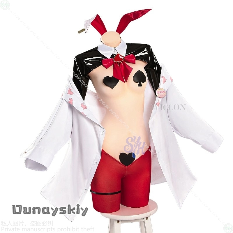 Kostum Cosplay Anime Game Rabb - Party Games Bunny ulasan dan harga