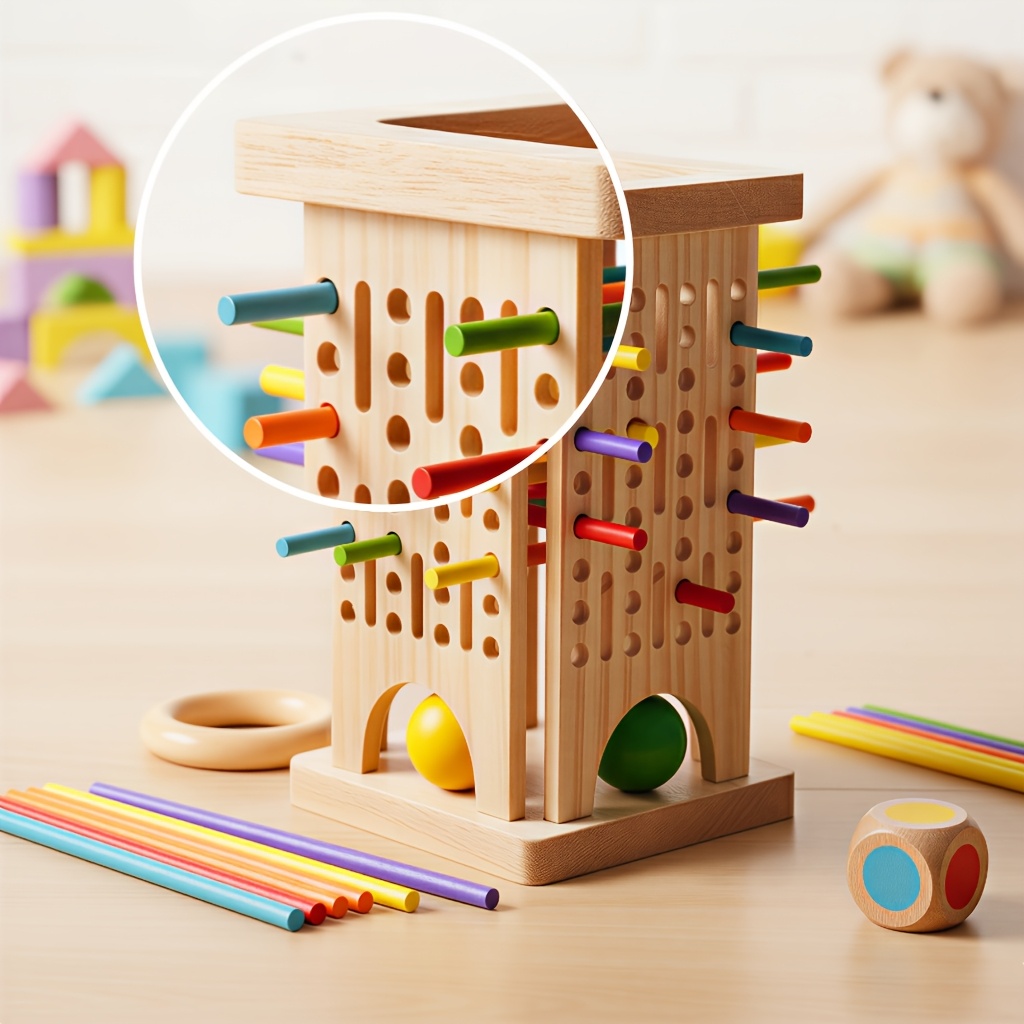 Permainan Papan Kayu Montessor - Party Games Kids Indoor ulasan dan harga
