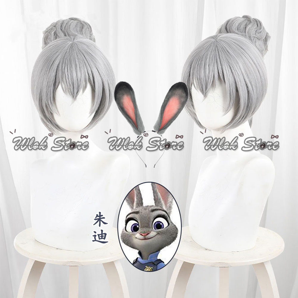 Wig Cosplay Judy Petugas Kebun - Party Games Bunny ulasan dan harga