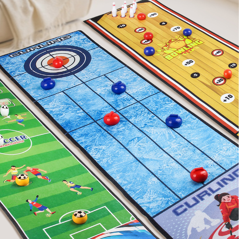 Permainan Papan Curling Sepak  - Party Games Kids Indoor ulasan dan harga