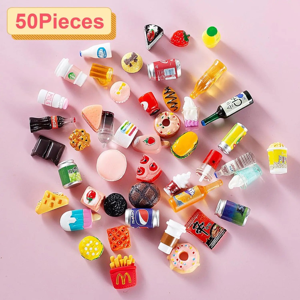 50 buah miniatur makanan botol - Party Games You Can Play ulasan dan harga